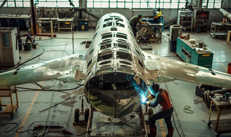 Obróbka metalu w przemyśle lotniczym